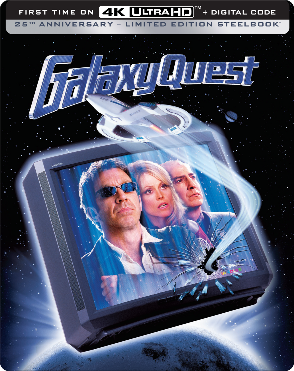 GQ_Stlbk_JCard_4K_UHD_Front Galaxy Quest 4K Ultra HD Release Date Set for Sci-Fi Comedy’s 25th Anniversary